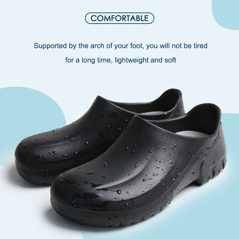 Anti-slip Waterproof Kitchen Hospital EVA Work Shoes Lightweight
