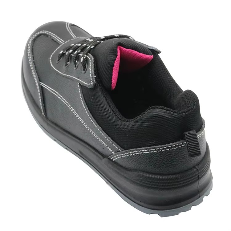 Steel Toe Anti Puncture Women's Safety Shoes Leather for Construction