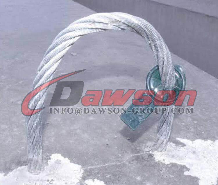 Castin Loop, Lifting Clutch System, Galvanized Steel Wire Rope