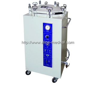 Vertical pressure steam sterilizer