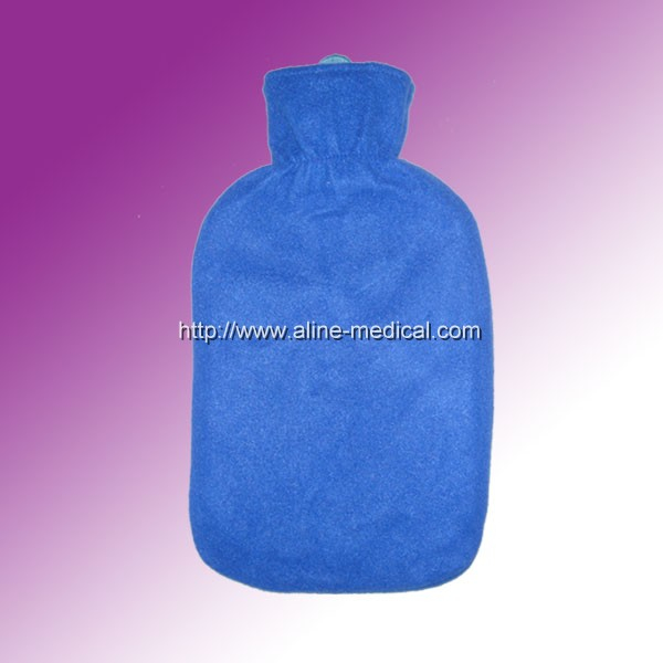 Rubber Hot Water Bottles W/Cloth Cover