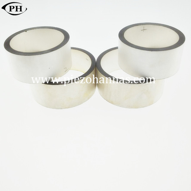 pzt piezoceramic ultrasónico 5 de los anillos del alúmina de 50mmx17mmx6.5m m para el transductor