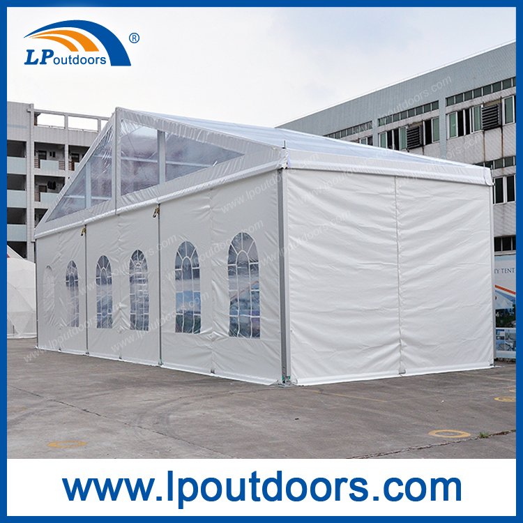 Наружная прозрачная палатка для вечеринок высотой 15 м на 500 мест 