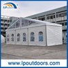 Carpa transparente para fiestas con techo transparente de 15m para fiestas al aire libre
