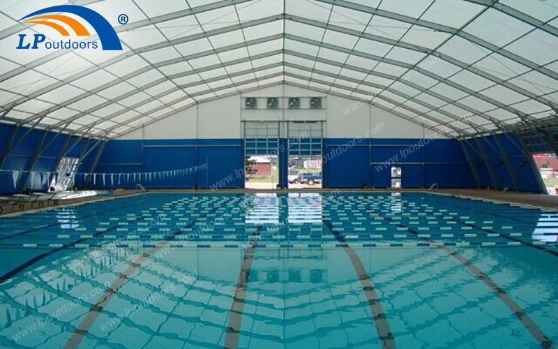 东莞丽平如何用铝合金篷房建立一个新型的室外游泳池