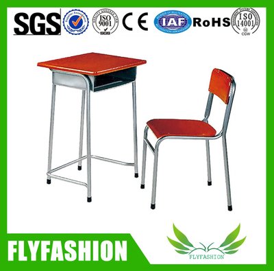 Escritorio y silla de madera, muebles de escuela (SF-79S) del estudiante de la venta caliente