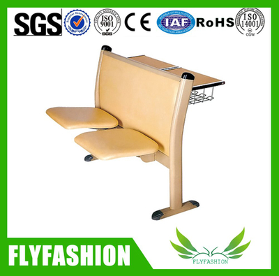 Simple design school auditorium university desks and chairs(SF-02H)