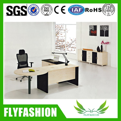 bureau en bois exécutif de L-forme distincte (ET-59)
