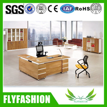 bureau en bois en forme de L exécutif de bureau à vendre (ET-38)