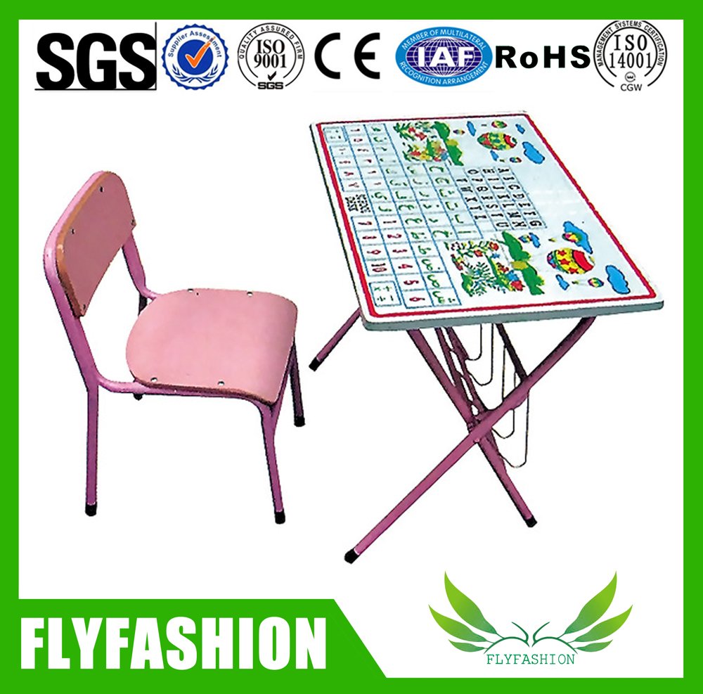 Vector popular y silla de la guardería de los muebles de los niños fijados (SF-46C)
