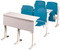 Muebles de escuela - escritorio y silla (SF-15H) de la escuela