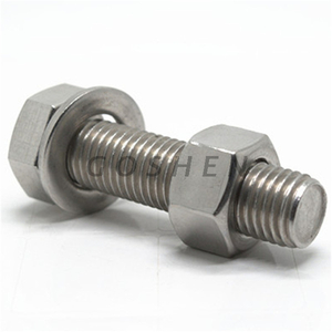 A286 Tornillo de tapa hexagonal de acero inoxidable super 1/2 "