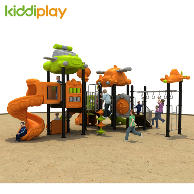 室内外大型游乐场儿童塑料滑梯飞机系列户外设备商用乐园