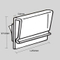 Tip-On Extruded Sign Holder With Adhesive L11" SG-C17