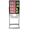 Premium 22"x28" Steel Poster Stand with TOP Loading Frame MF2228BK-P
