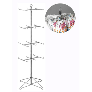 Floor Square Spinner Rack W/24 Pegs MW-S06
