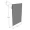 Wall Mounted PVC Sign Holder With Adhesive Tape PVA008A
