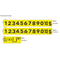 Double Sided Yellow Sprial Sign Board Kit W615mmXH310mm.