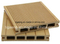 Pared impermeable del Decking WPC conveniente para al aire libre