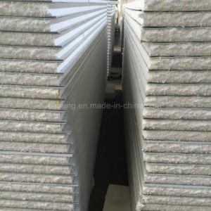 Ignifugar el precio de f&aacute;brica de acero aislado de los paneles de emparedado de las lanas de roca del color