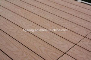 Suelo al aire libre de gama alta de Eco WPC/tipo de madera Decking compuesto del PE