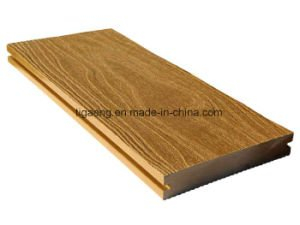 Madera hermosa y azulejo compuesto pl&aacute;stico de madera al aire libre de la cubierta de la piscina