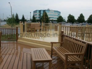 El panel al aire libre resistente al fuego del Decking de Antirot WPC de la buena calidad