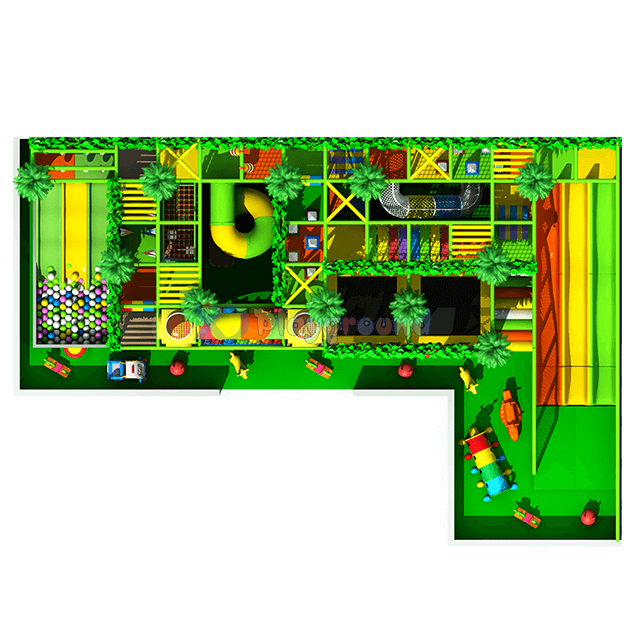 Jungle Theme 3 Storeys Commercial Indoor Playground for Kids