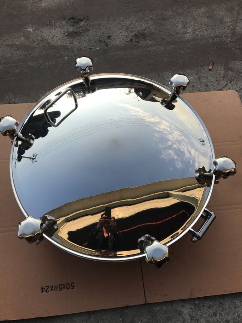 Круглая крышка люка высокого давления в резервуаре Dn600 для открывания наружу