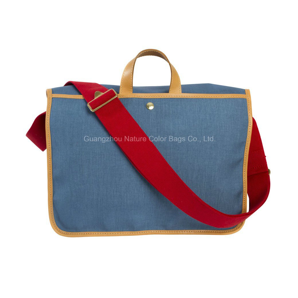 Leisure Casual Canvas Messenger Bag for Travel and Campus