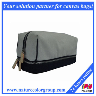 Custom High Quality Canvas Cosmetic Bag Toiletry Bag