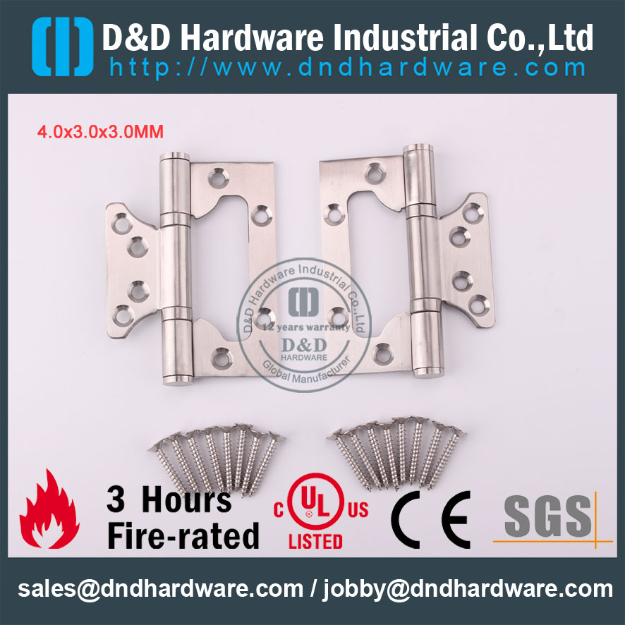 D & D Hardware-Wholesale Grau 304 Fogo Rated Porta Dobradiça DDSS026