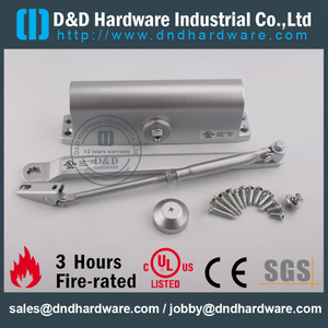 Cierrapuertas de aleación resistente de aluminio para puerta de madera - DDDC-703