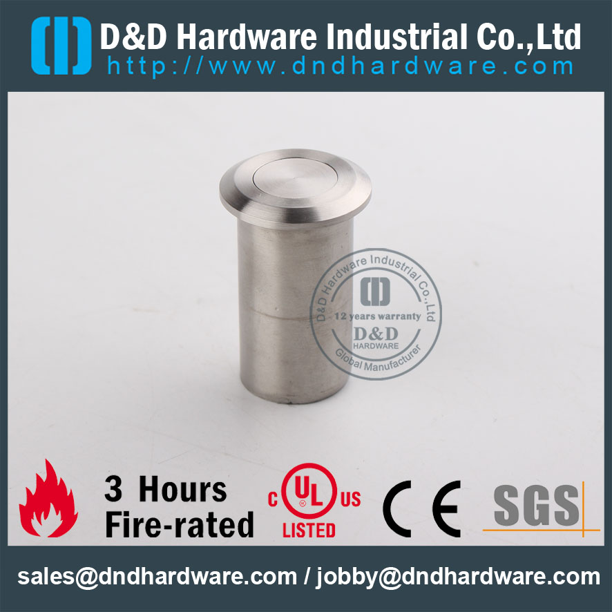 Soquete de aço inoxidável da prova da poeira do cetim 304 para o metal Portas-DDDP001