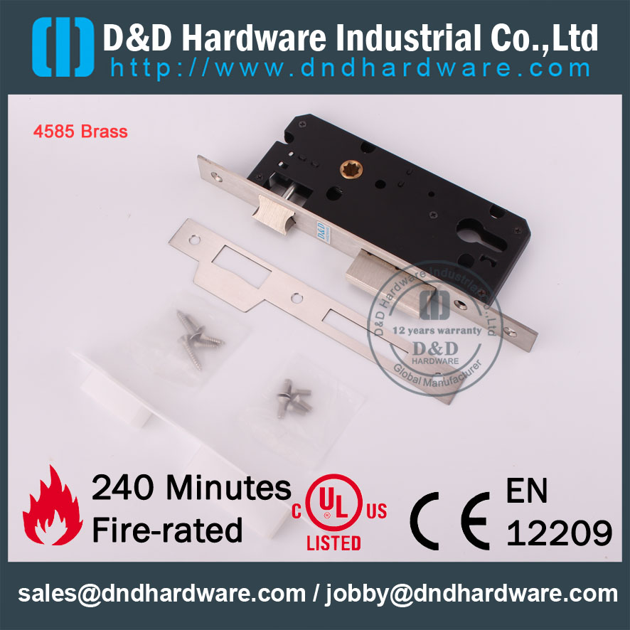 D & D Hardware-Wholesale porta de bronze encaixotamento Mortise Lock DDML016