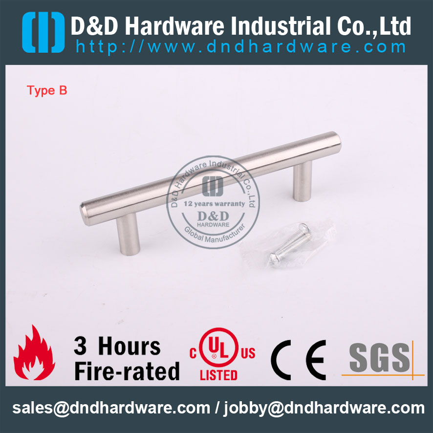 DD Hardware-Atacado Grau SS304 Móveis Handle DDFH001