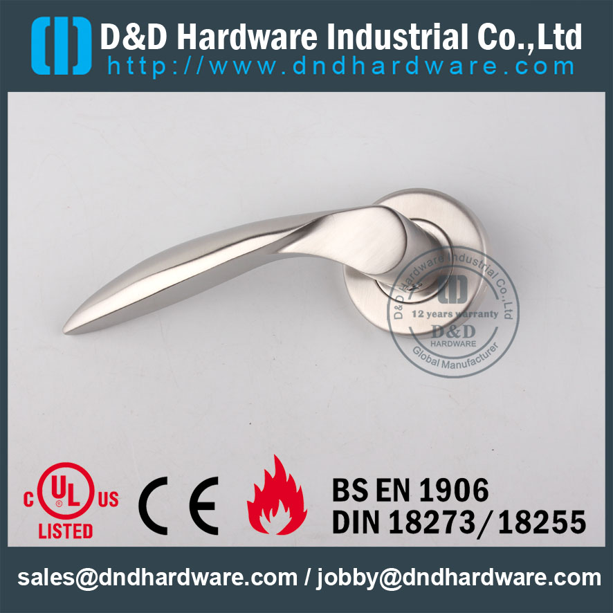 D & D Hardware-SS304 Desain Dekoratif Gagang yang solid DDSH026