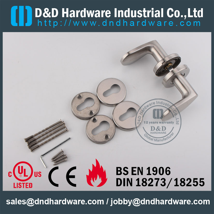 D & D; Hardware-Design decorativo Puxador de porta maciço DDSH038