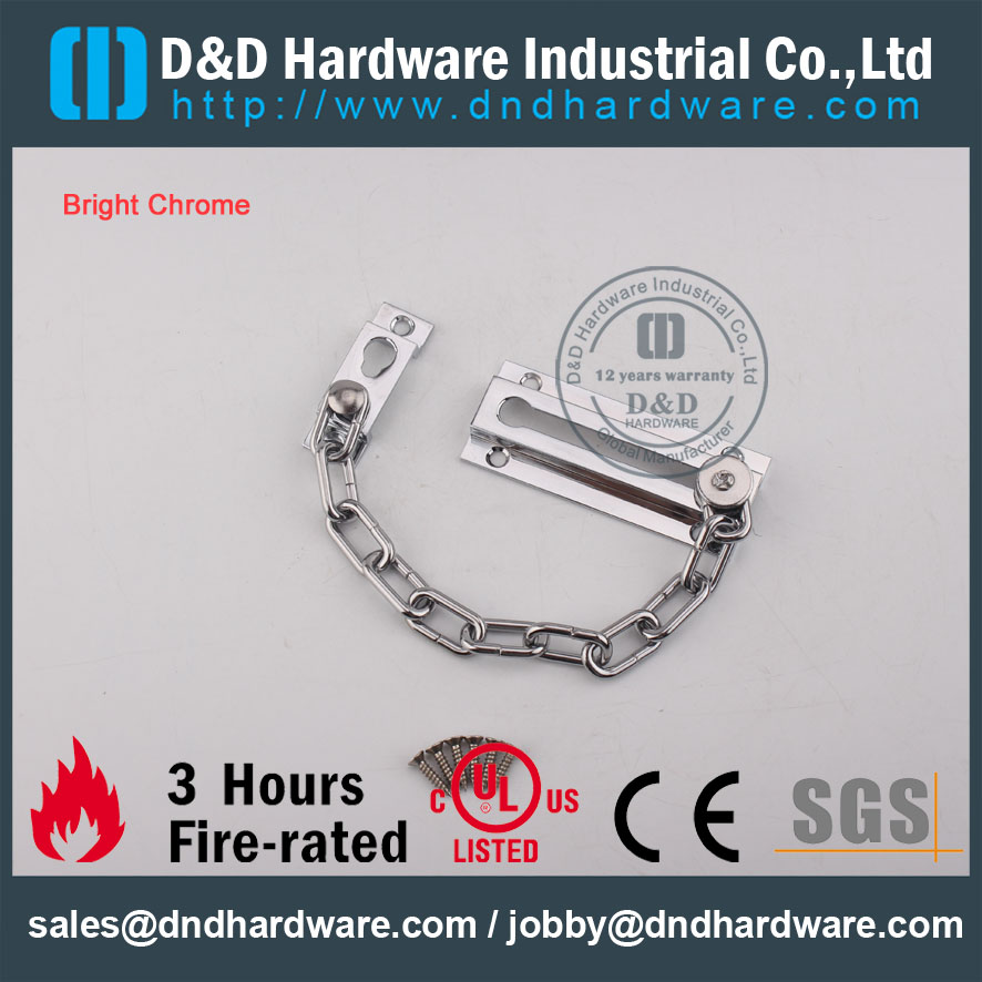 D & D Hardware-CE-Zertifikat Brandschutz-Türkette DDDG005