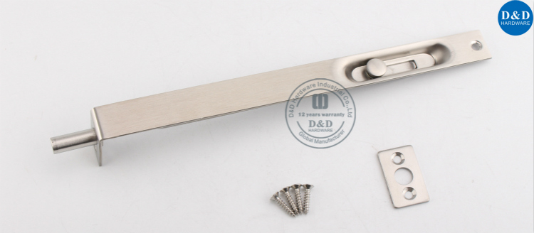 Aço inoxidável 304 Lever Action Flush Bolt-D & D Hardware