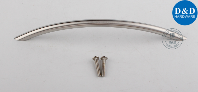 Aço inoxidável 201 Solid Curve Furniture Handle-D & D Hardware