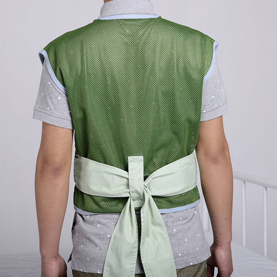 Security constraint vest (lattice double belting)