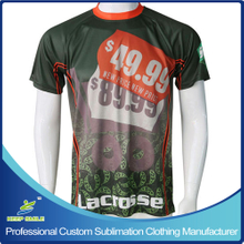 Custom Sublimation Boy's Lacrosse Shooter in Short Sleeve