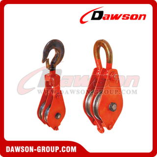 DSPB-F2 Hook (Chain link) Series Closed Double Wheel Pulley