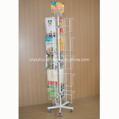 Movable Floor Standing Card Spinner Display (PHY255)
