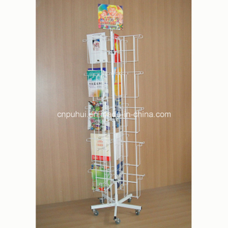 Movable Floor Standing Card Spinner Display (PHY255)