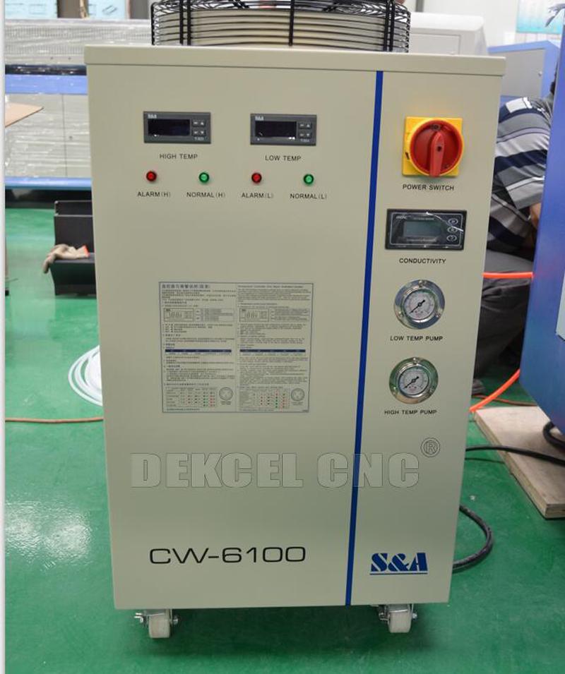 refrigerador de agua de la cortadora del laser de la fibra