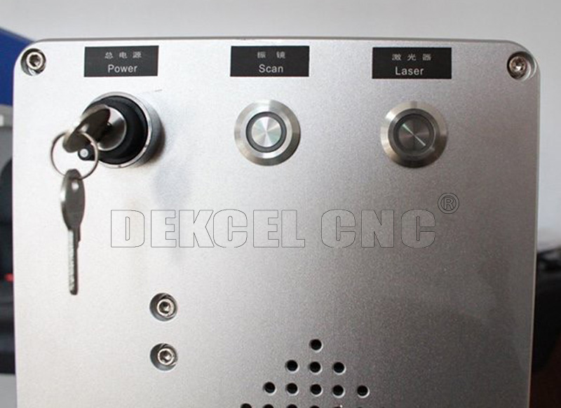 mini interruptor de la m&aacute;quina de la etiqueta de pl&aacute;stico del laser de la fibra del CNC del portable