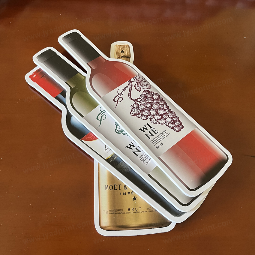 Customized Wine bottle PVC Sign Board Photo Booth Props cheering props baby Alcohol Beer bottle photo props