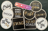 Beer Coaster Paper Customized Logo Coffee Cup Holder Tray for Office Hotel Custom Drink Water Cardboard Coasters